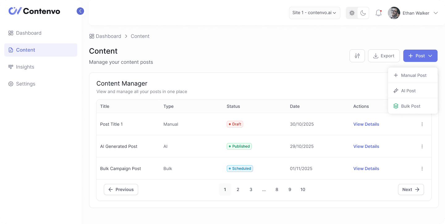 Bulk AI Content Creation for scale