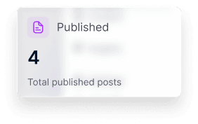 Contenvo content management platform feature dashboard card